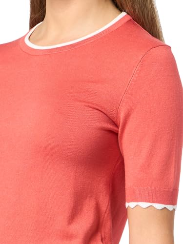 Image of Nautica Women's Crew Neck Solid Short Sleeve Sweater