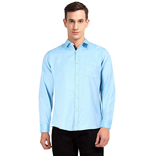 Image of Parx Mens Solid Casual Shirt