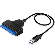 Ainiv USB 3.0 to SATA Adapter Cable for 2.5" SSD HDD Drives, Super Fast Data Transfer, SATA Cable Converte, SATA to USB 3.0 External Converter and Cable - USB III Converter