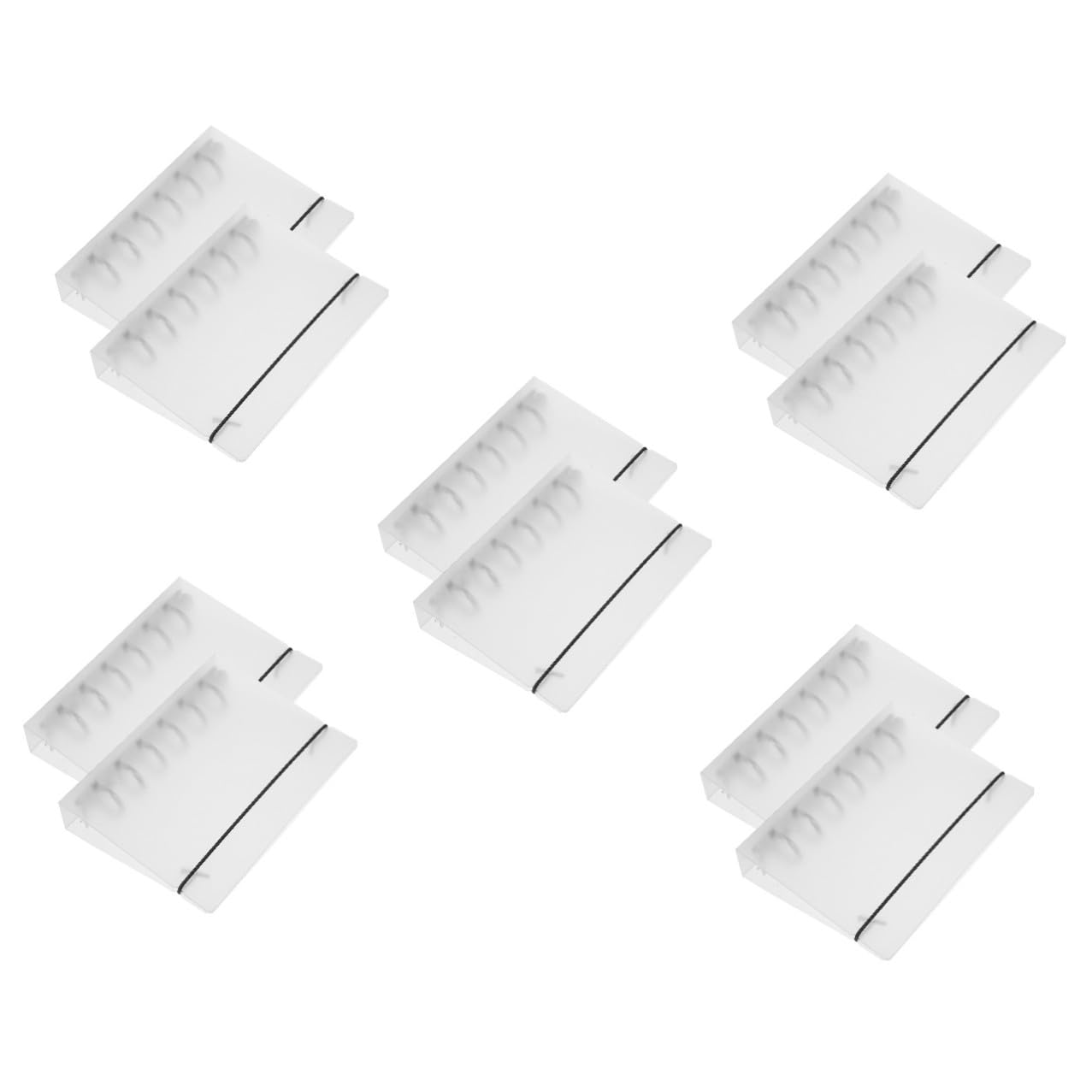 DOITOOL 10 Piezas Carpeta Transparente Reutilizable Archivador de Anillas y Práctico para Oficina y Regalo