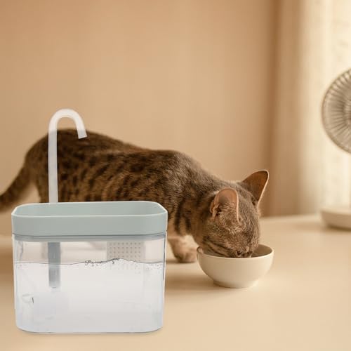 Fuente de agua automática para gatos y perros NUOBESTY miniatura 7
