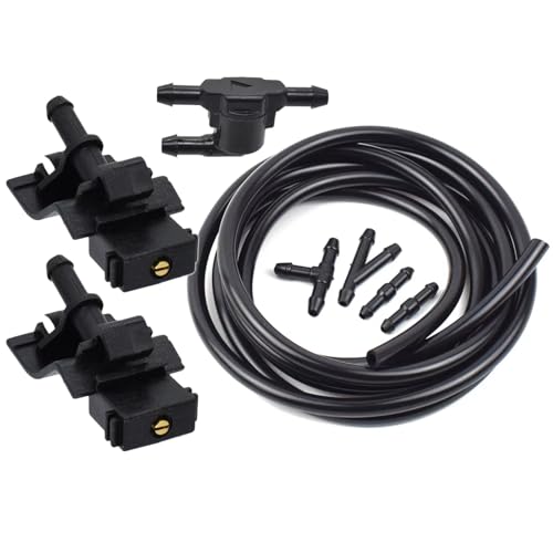 �E�H�b�V���[���˃m�Y�� Compatible With For Matrix E140 2009-2014 For 4Runner N280 2010-2017 �Ԃ̃t�����g�K���X���C�p�[�E�H�b�V���[�X�v���[�m�Y�� 85381-12300(Valve an