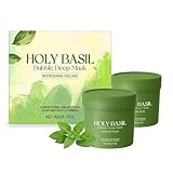 Holy Basil Bubble Deep Mask con PHA Ácido Lactobiónico - Mascarilla de Arcilla Burbujeante para Limpieza de Poros - Exfoliante y Purificante - Todo Tipo de Piel - 90g (Pack de 2)
