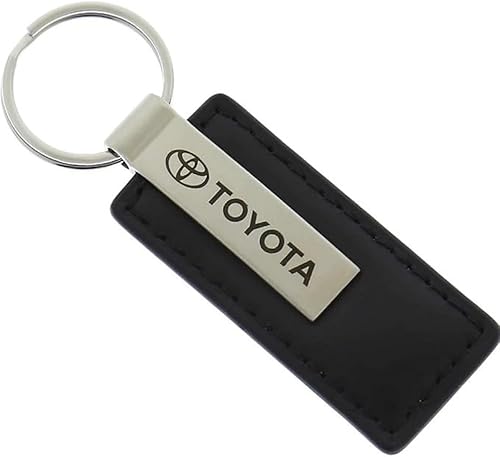 Miniatura 2 de Au-TOMOTIVE GOLD Rectangular Leather Key chain for Toyota