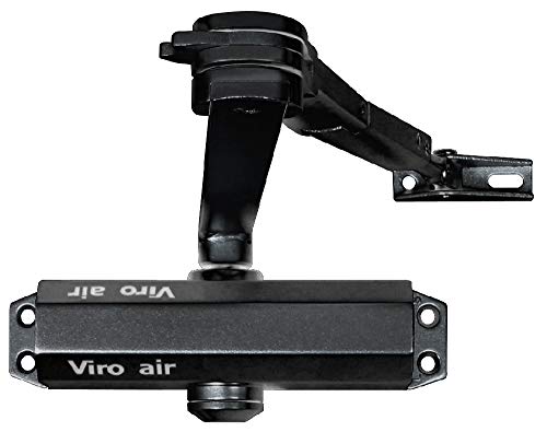 INSTALLAZIONE COMPLETA E IMMEDIATA: Fornito con due dime per un'installazione standard o rovesciata, adatte a porte destre o sinistre, il prodotto offre una soluzione completa e pronta all'uso per un'installazione facile e rapida, sia su porte in metallo che in legno.
