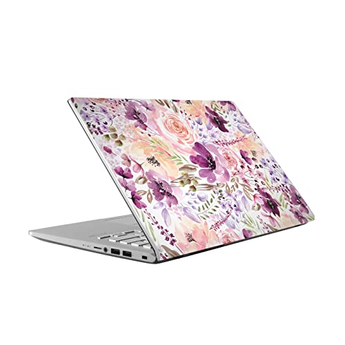 Skin vinyle fleur ASUS Vivobook 14 pour personnaliser votre ordinateur au bureau ou en cours