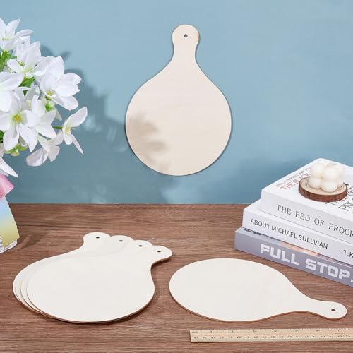 Tablas de Cortar Mini de Madera con Mango, 8 Piezas, para Artesanía DIY, Cocina y Decoración, 23 x 16 cm miniatura 4