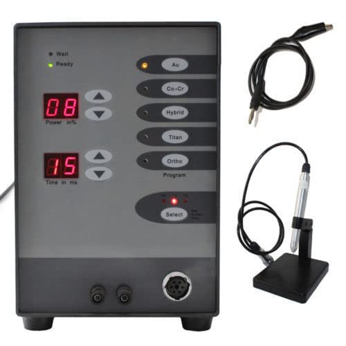 CNC Spot Welding Machine, Automatic Spot Welding Machine, Pulse Argon Arc Spot Welder for DIY Jewelry Repair Gold Hardware Welding 110V 100W