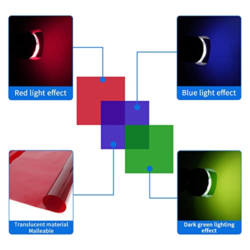 Selens 15.8X19.7In Pack Of 3 Transparent Color Correction Lighting Gel Filter Plastic Sheet In 3 Colors For Photo Studio Strobe Flashlight (Red, Green,Blue) #TOP1
