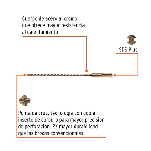 Broca SDS Plus 3/8 11 Imagen adicional