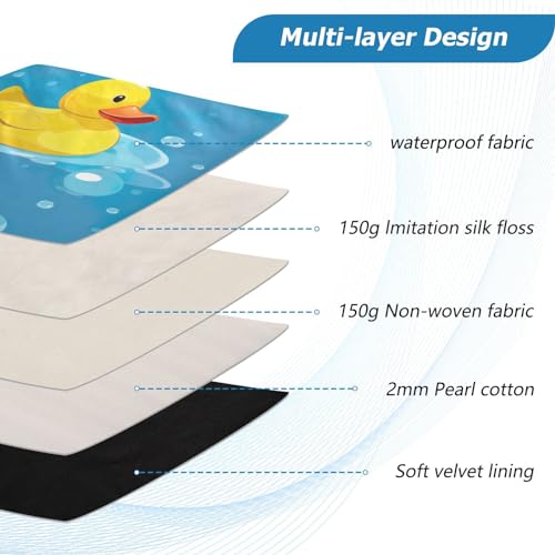 Funda para portátil 13-14 pulgadas con diseño de patitos amarillos miniatura 4