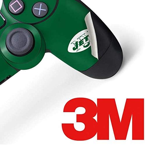 Vista 3 de Skinit - Skin para juegos para PS4 Pro/Slim Controller – licencia oficial NFL New York Jets Retro Logo