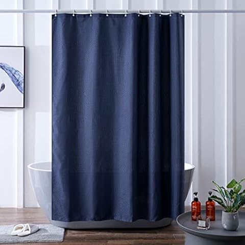 Cortina de Ducha Scamzsure Extralarga 180x240cm Azul Oscuro Cover