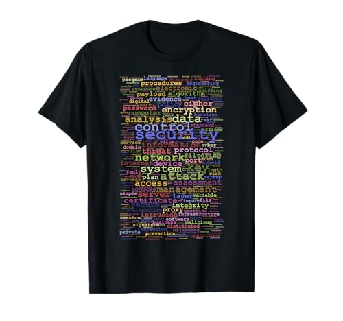 Computer and Cybersecurity Terms T-Shirt