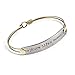 Capture Life's Moments Inspirational Message Bar Bangle Bracelet