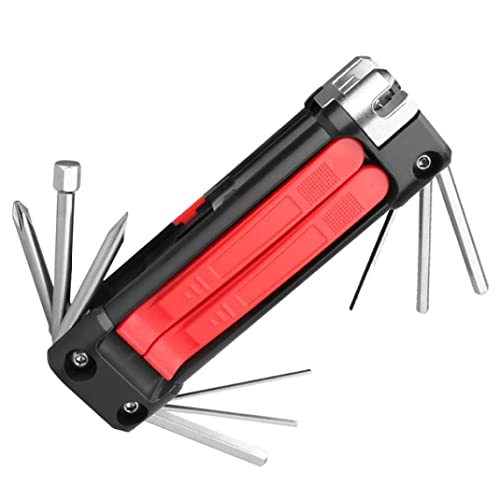 Bicycle Repair Kit Multifunctional 14 in 1 Foldable Bike Maintenance