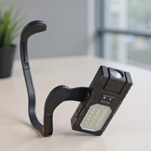 Lámparas frontales LED recargables para running y camping con sujeción en la oreja 2
