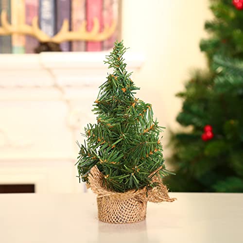 クリスマスツリー飾り 卓上ミニツリー 家 オフィス デスクトップ ショーケース装飾用 飾り 北欧風 おしゃれ 撮影小道具 プレゼント 20CM [2]