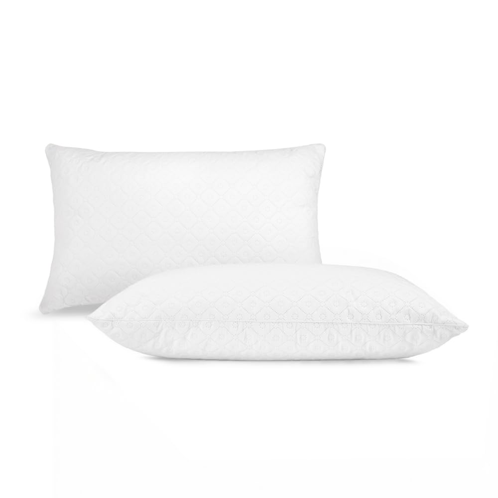 Welspun Easy Sleep Microfiber White Pillow Set of 2 (16 X 24 Inch) | White Soft Density For Neck Support and Back Sleepers | Luxurious Bed Hotel Pillows Fillers White with Extra Comfort-image-17