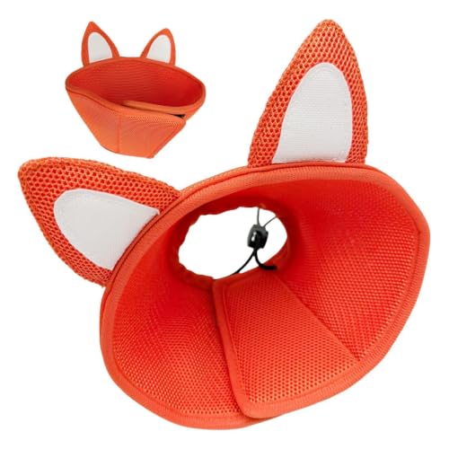 Collar de cono para gato y perro pequeño como protector de heridas en el aseo 8