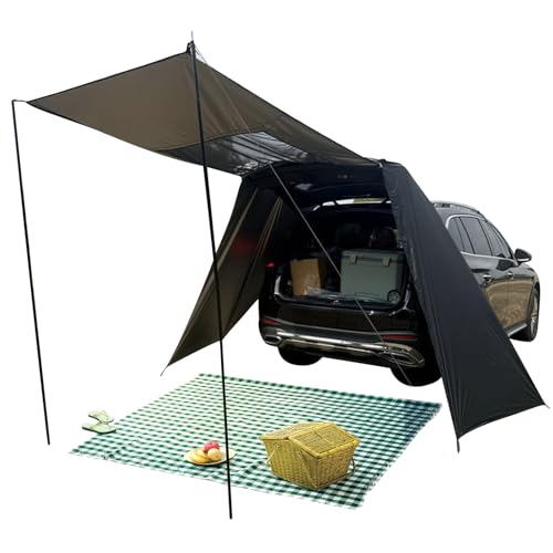 Tente SUV | Portable Réglable Imperméable Coupe-Vent,Auvent de Voiture pour Camping SUV Extérieur - pour véhicule berline Camion Fourgon Road Trip Pique-Nique randonnée pêche