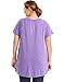 Just My Size Women's Plus-SizeSlub Jersey Tunic with Crochet Collar