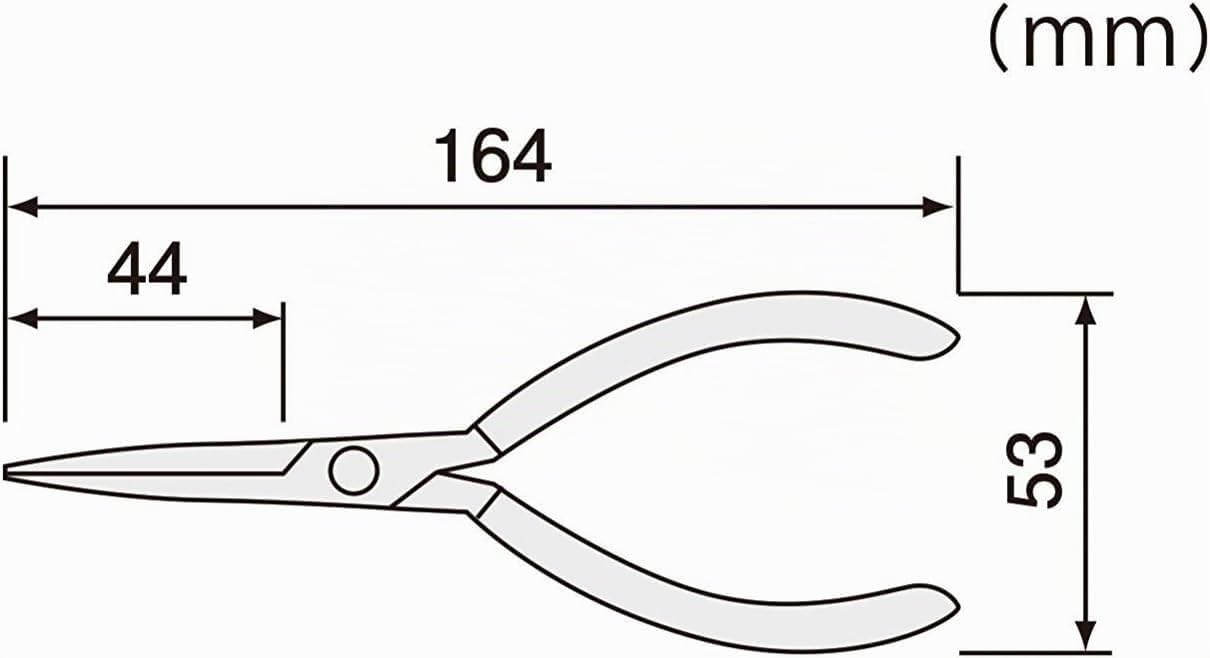 e-ring/circlip/clip pliers with magnetized tip, made in Japan. Engineer pz-02