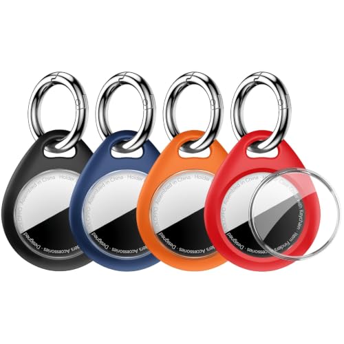 MOLOPPO 1|2|4 Pack Waterproof Holder for AirTag 1st & 2nd Gen, Multicolor