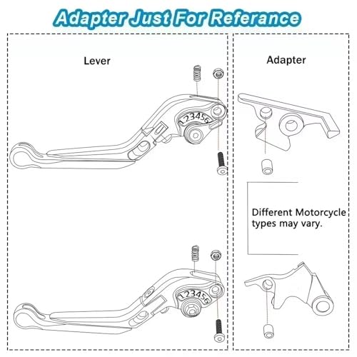 Levier embrayage moto extensible K1600 GTL levier de frein pliable 2012 2013 - 2
