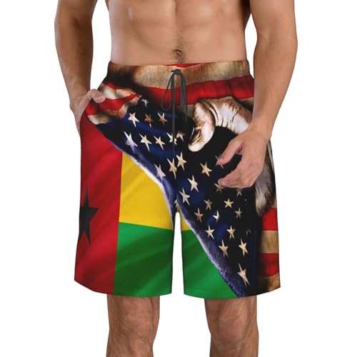Short de surf respirant avec doublure en maille pour homme actif