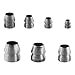 WHYHKJ 1 Set 7PCS Conical Handle Steel Wedges Safety Round Handle Wedges for Hammer Axe