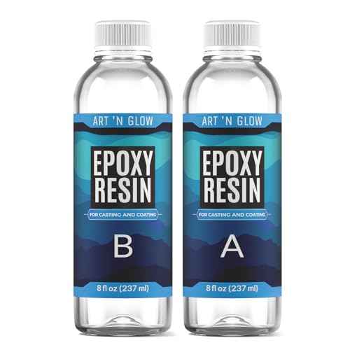 Epoxy Resin for Crystal Clear Casting & Coating – 16 oz...