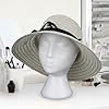 Female Styrofoam- Foam Mannequin Head Stand Model Display Wig Polystyrene Mannequin Manikin Head Polystyrene Head Female Dummy Mannequin Head For Hats Wigs Sunglasses Displays White #3