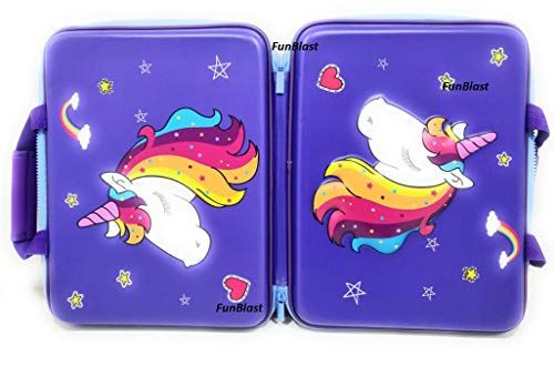 Image of FunBlast Pencil Pouches for Girls Stylish, Unicorn Pouch for Girls, Pencil Case for Girls, Pencil Pouches - Pencil Pouches for Kids, Pencil Box for Girls, Pencil Case for Girls, Unicorn Pencil Pouch for Girls