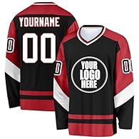 Unique design: Our Hockey Jersey for men and women now come in various styles and designs to show off your signature personality. Stand out from the crowd with clothing items of your own. Personalized Hockey Jersey: Once you click the "Customize Now"...