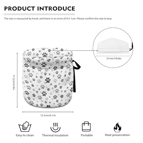 Image of Dog Paws Tea Cosy, Stain Resistant Teapot Cozy Breakfast Warmer Insulation and Keep Warm, Tea Kettle Cover for Home Kitchen Thanksgiving Decor