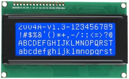 20x4 LCD Display Module 5V Blue Yellow Backlight(blue)