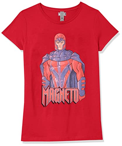 T-shirt Marvel fille Magneto imprimé graphique rouge coupe confortable taille M