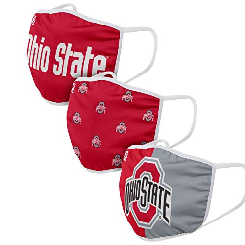 Masque NCAA réutilisable tissu lavable adulte lot de 3 FOCO