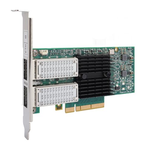 Zunate Tarjeta de Red PCI de Alta Velocidad 40Gb, Adaptador Ethernet QSFP para Servidor, Soporta Protocolos NVGRE miniatura 2