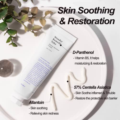 Keenoniks Moisturizer Face Cream - Wonder Remedy Intense Moisturizing Facial Ceramide Cica Cream Help Relief Blemish & Redness, Repair Skin Barrier | Centella Asiatica Korean Daily Cream - 1.69 Fl Oz #TOP2