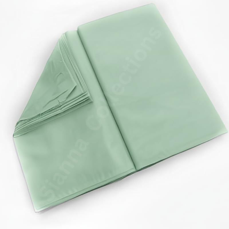 Image of Premium Plain Cotton Costume Lining Dress Fabric 34 inch Wide, Best Material - Pista Green Color - 3 Meter Pack