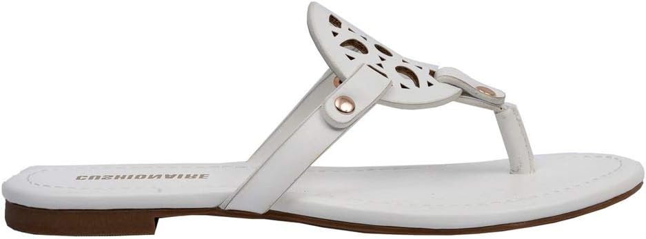 CUSHIONAIRE Women's Cameron Flat Sandal with +Comfort