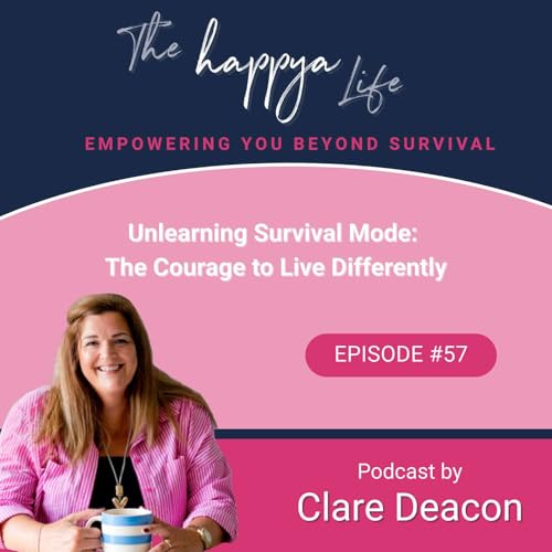 Page de couverture de Unlearning Survival Mode: The Courage to Live Differently