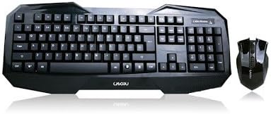 LingDu D9700 CF/Dota Professional Game Black Wireless Gaming Keyboard Mice Set