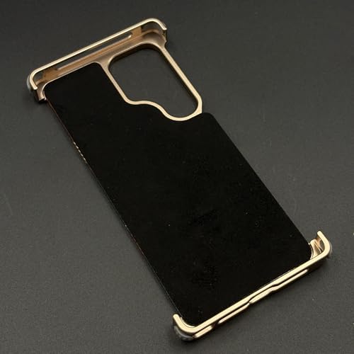 Image of Bumper Case with Kickstand for Samsung Galaxy S-Series Ultra Case Compatible with Wireless Charging | Luxury Aluminum Armor (Kevlar - Multi, Samsung Galaxy S24 Ultra)