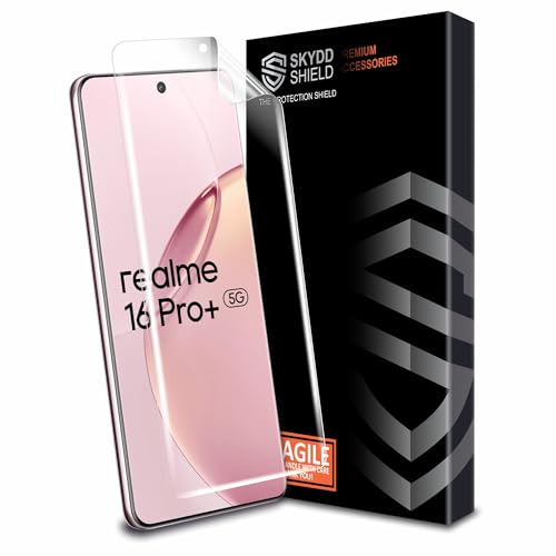 Image of TPU hydrogel Edge to Edge Screen Protector Guard For Realme 16 Pro Plus, Realme 15 and 15 Pro (6.8 Inch) With Installation Kit | Fingerprint Compatible | Edge to Edge Coverage
