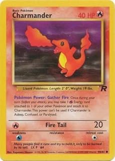 Wizards of the Coast Pokemon Team Rocket Common Card #50/82 Charmander