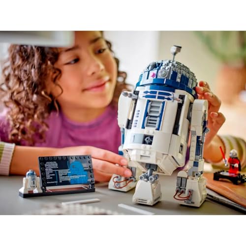 LEGO Star Wars 75379 R2-D2 - Jeu de Construction & Décoration - Figurine de Droïde avec Tête Rotative, Périscope & Outils - Minifigurine de Dark Malak - Cadeau pour Garçon dès 10 Ans ou Fans Adultes