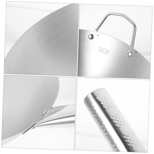 Wok de acero inoxidable antiadherente BESPORTBLE miniatura 7